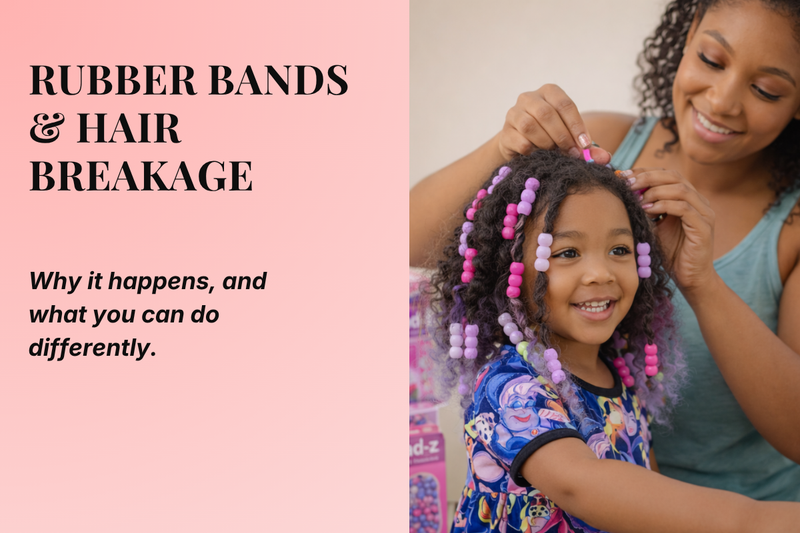 Rubber Bands and Hair Breakage: Why It Happens and a Better Way to Bead Hair