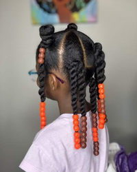 Eazybead -Z™  Orange Creamsicle Glow In The Dark  💗  Clips on in less than 10 seconds