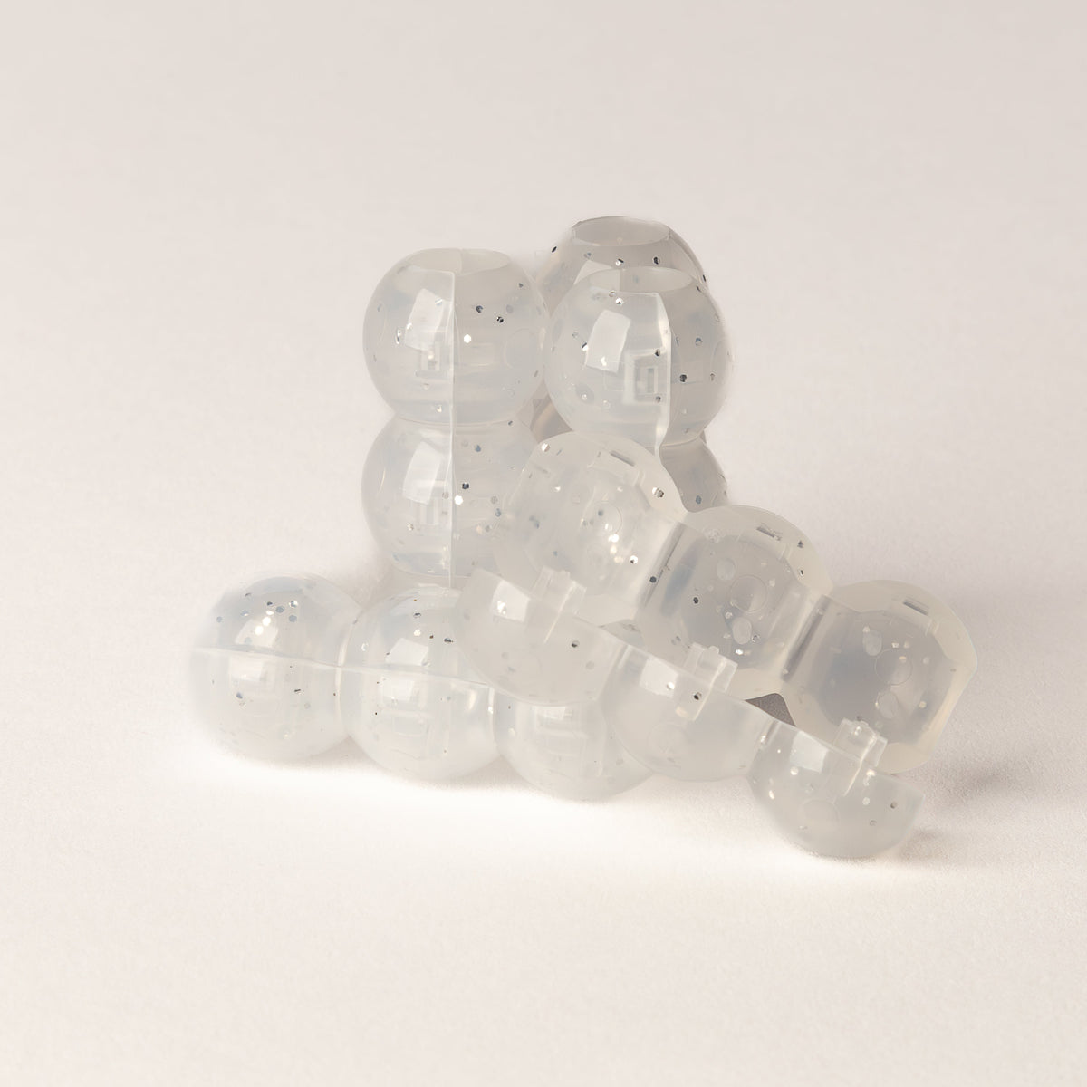 Eazybead -Z™ Clear Ice w/ Glitter 💗 Clips on in less than 10 seconds