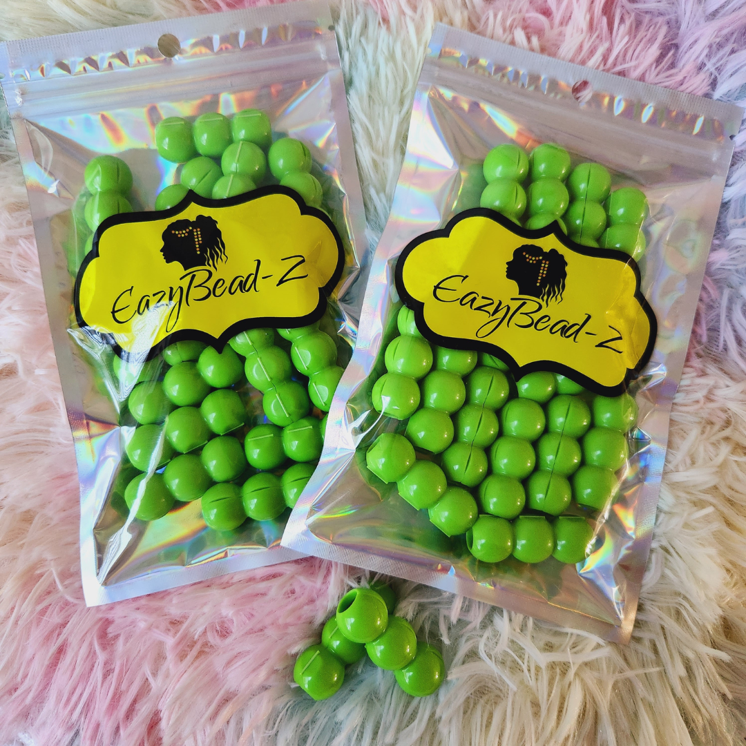 Eazybead -Z™ Ivy Green Glow In The Dark 💗  Clips on in less than 10 seconds
