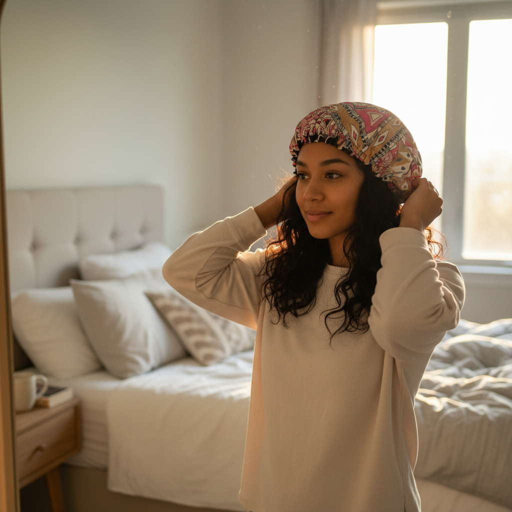 Eazybead-Z™ Rose & Gold Dreamy Night Adult Bonnet