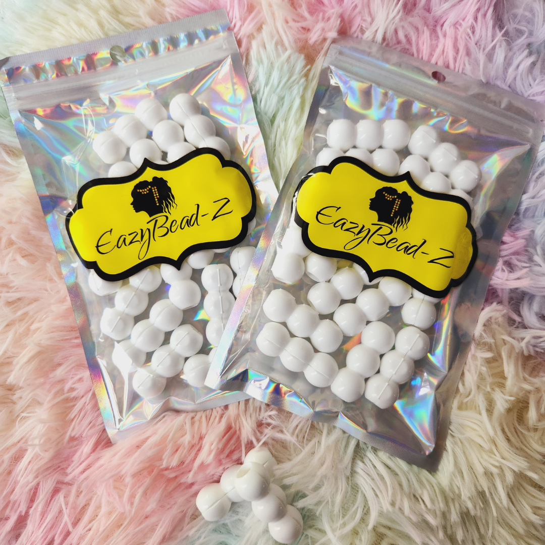 Eazybead -Z™ Coconut White ❤️ Clips on in less than 10 seconds