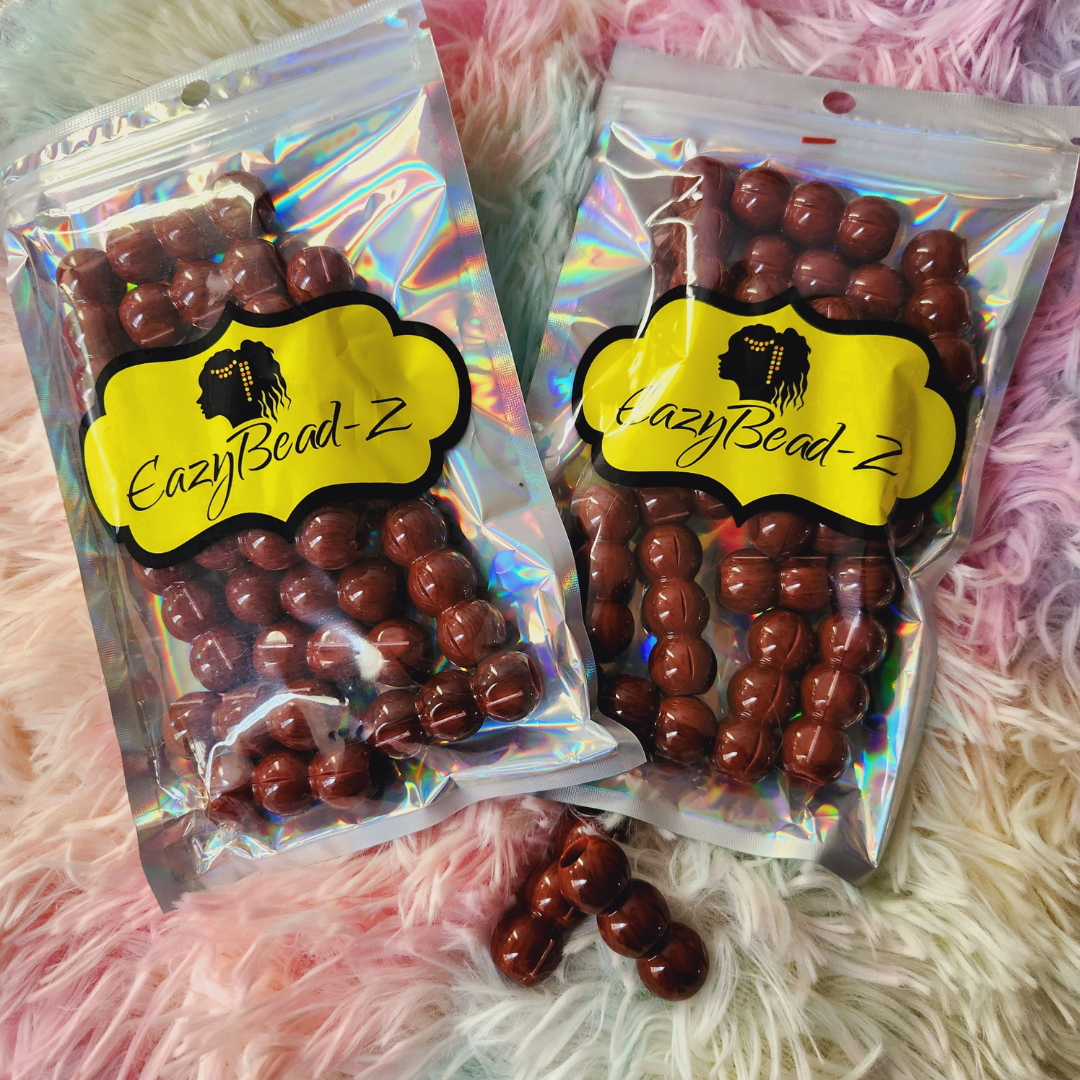 Eazybead-Z™ Wooden Hair Clips - Brown