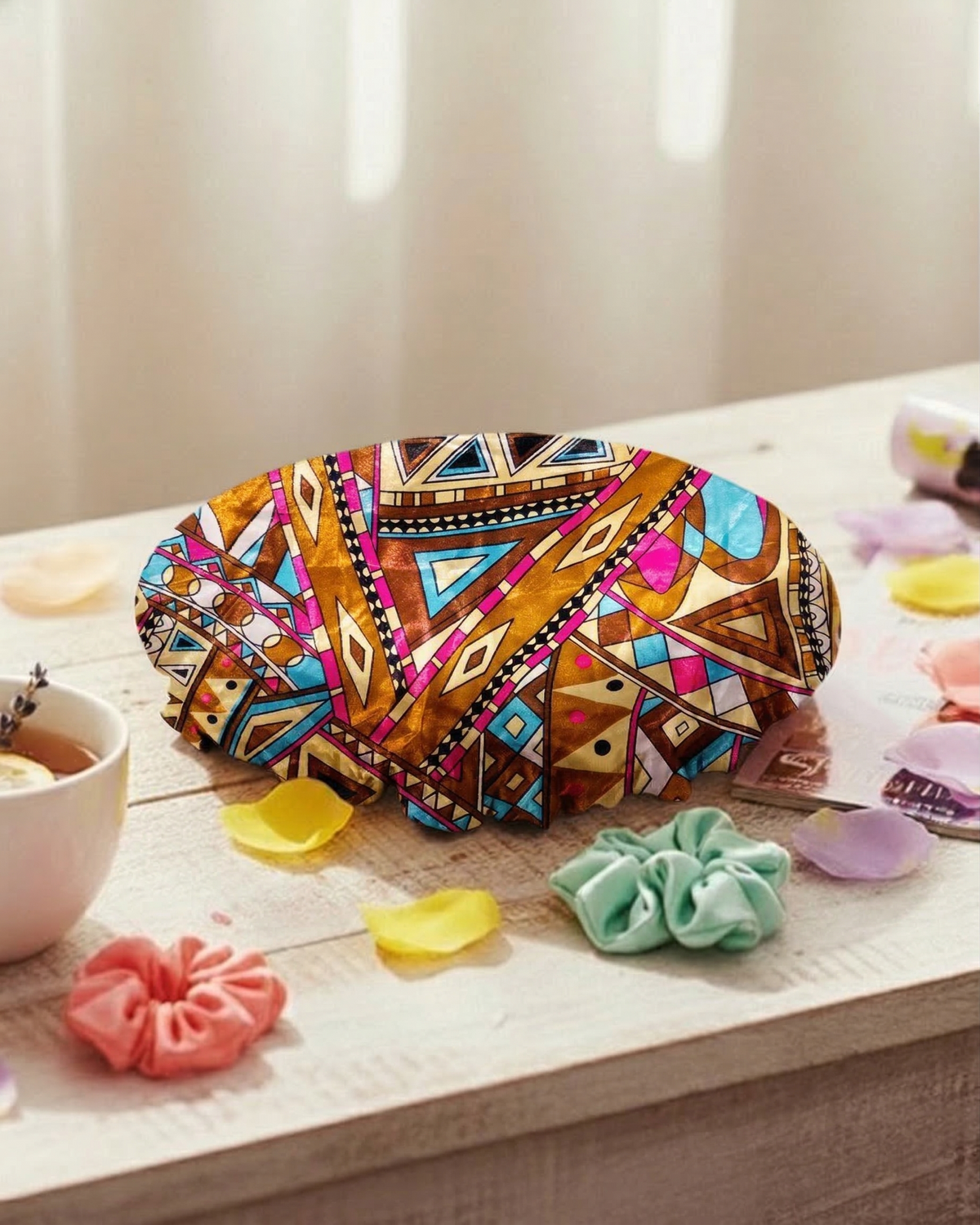 Eazybead-Z™ Yellow & Brown Dreamy Night Adult Bonnet